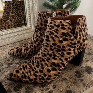 Franco Sarto boots real fur size 11 too big for me now after birth. Worn 2x EUC